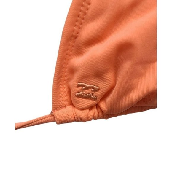 Billabong Sol Searcher Tri Bikini Top Peach Size M Adjustable Juniors - Picture 5 of 10
